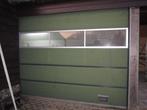 Crawford sectionaaldeur 3250 B x 2700 H.  € 450,00, Doe-het-zelf en Verbouw, Deuren en Horren, Ophalen, Gebruikt, Garagedeur, Glas