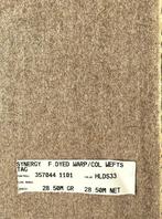 Camira Synergy LDS33; lichtbruin+beige; 8,5 meter meubelstof, Wol, 120 cm of meer, Beige, Ophalen of Verzenden