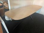 Vergadertafel deens blank eiken 300x100 matrixpoot, Huis en Inrichting, Ophalen, Nieuw