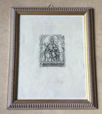 Kopie 16de eeuwse kopergravure  Paus Petrus met droogstempel, Verzenden