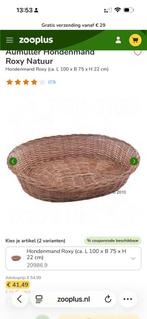 Honden mand - rotan - groot (100x75x22cm) nieuw, Ophalen, Mand, Rond, Nieuw