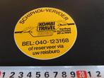 sticker EHV Schiphol Vervoer  KOMBI TRAVEL 040-123168, Ophalen, Zo goed als nieuw, Sticker