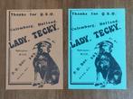 QSL kaart Lady Tecky. Culemborg. 2 stuks., Verzamelen, 1960 tot 1980, Ongelopen, Ophalen of Verzenden