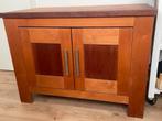 Houten dressoir / tv-meubel – warme kleur – 95 x 55 cm, Ophalen, Gebruikt, 50 tot 100 cm, Met klep(pen)