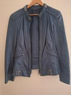 Gaaf kunstleren jack / korte jas, Maat 38/40 (M), Blauw, Ophalen of Verzenden, Onbekend