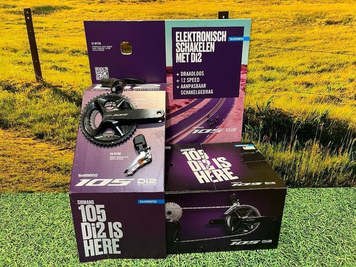 Shimano 105 di2 12-Speed R7100 Groepset, Sport en Fitness, Wielrennen, Nieuw, Overige typen, Ophalen of Verzenden