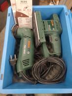 2 Bosch schuurmachines in kunststof koffer, Doe-het-zelf en Verbouw, Gereedschap | Schuurmachines, Ophalen of Verzenden, Zo goed als nieuw