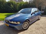 BMW 5-Serie 535I AUT EXE (FL) 283.000 km 2001 Topas Blauw, Origineel Nederlands, Te koop, 5 stoelen, Benzine