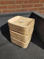 75 palmblad borden 24x24cm, Overige materialen, Nieuw, Ophalen of Verzenden, Bord(en)