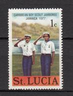 St. Lucia Jamboree Jamaica 1977, Verzenden, Gestempeld, Zuid-Amerika