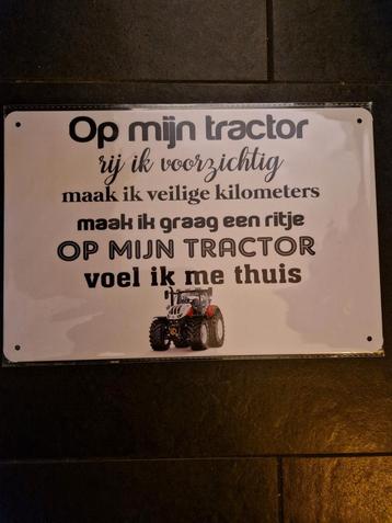 Op mijn tractor Steyer reclamebord beschikbaar voor biedingen