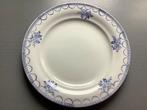 1 Ontbijtbord vintage Céranord Saint Amand blauwe bloemen, Antiek en Kunst, Ophalen of Verzenden