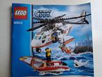lego city set 60013 - Kustwacht helikopter, Kinderen en Baby's, Speelgoed | Duplo en Lego, Ophalen of Verzenden, Zo goed als nieuw