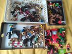 Veel playmobiel met paarden en autoos, Ophalen of Verzenden, Gebruikt