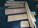 Restpartijtje houten latjes, Doe-het-zelf en Verbouw, Hout en Planken, Ophalen, Gebruikt, Minder dan 25 mm, Plank