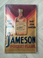 3D metalen bord 20x30cm Jameson, Verzamelen, Ophalen of Verzenden, Zo goed als nieuw, Reclamebord