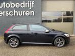 Volvo C30 2.0 R-Design spoiler clima, Auto's, Gebruikt, Zwart, 4 stoelen, Zwart