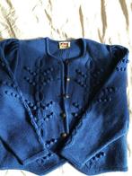 Astrifa Oostenrijk prachtig vintage vest 80s mt L wol, Ophalen, Blauw, Zo goed als nieuw, Maat 42/44 (L)