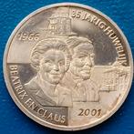 Penning 35 jaar huwelijk - Koningin Beatrix & Prins Claus, Verzenden, Overige materialen, Nederland