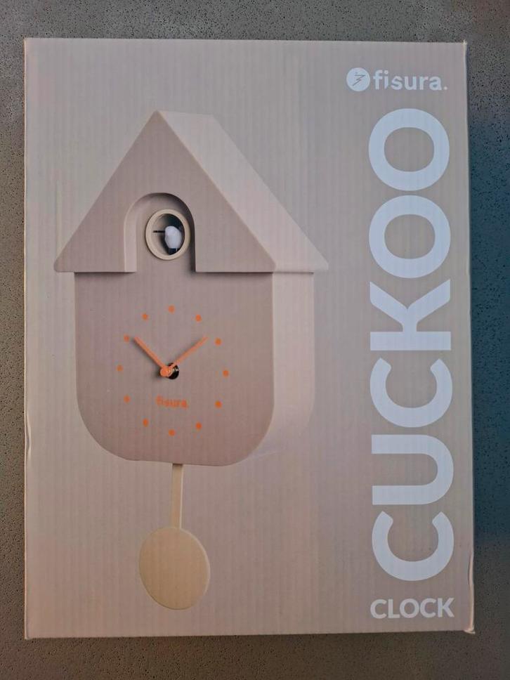 ️ Nieuw! Fisura Koekoeksklok – Modern, Huis en Inrichting, Woonaccessoires | Klokken, Nieuw, Wandklok, Analoog, Ophalen of Verzenden