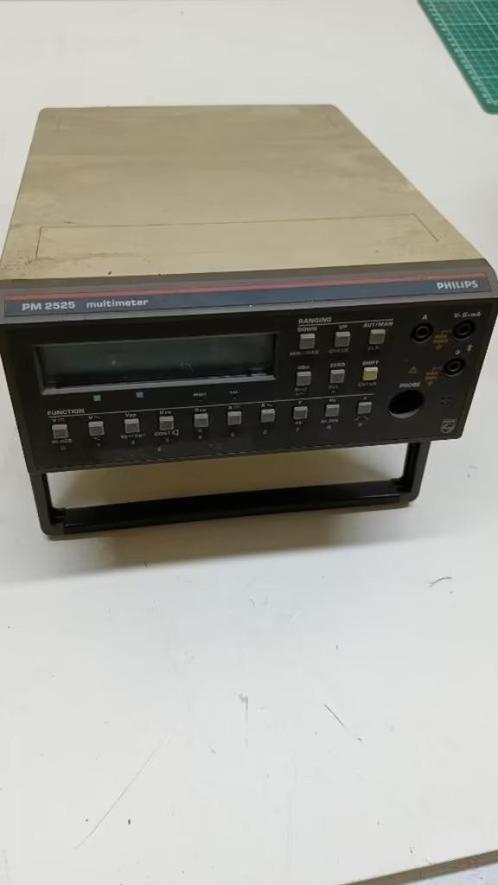 Philips PM 2525/10 Multimeter, Doe-het-zelf en Verbouw, Meetapparatuur, Gebruikt, Multimeter, Ophalen of Verzenden
