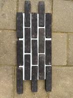 Nieuwe Steenstrips - ca. 270 stuks/3,5M2 - Zwart, Ophalen, Nieuw, Bakstenen