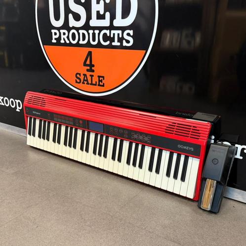 Roland GO 61K GO:KEYS Keyboard | Incl Roland DP-10 sustain p, Muziek en Instrumenten, Keyboards, Zo goed als nieuw