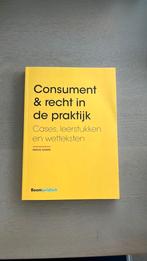 Consument & Recht in de praktijk, Boeken, Boomjuridisch, Zo goed als nieuw, Alpha, HBO