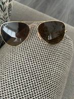 Ray ban aviator bruin/goud medium, Nieuw, Ray-Ban, Ophalen of Verzenden, Bruin