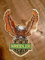 Kreidler Motor cycles biker vintage GROTE sticker adelaar, Ophalen of Verzenden, Zo goed als nieuw