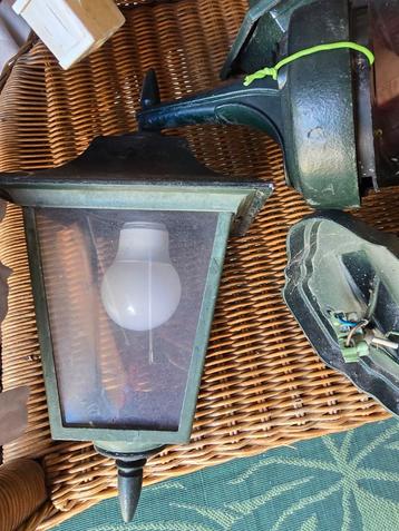 Vintage buiten lamp 2 stk