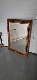 Grote spiegel in vergulde lijst 80 x 110 cm, Ophalen, 100 tot 150 cm, Zo goed als nieuw, 75 tot 100 cm