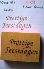 Kerst 883 Houten stempel, Ophalen of Verzenden, Gebruikt, Houten stempel