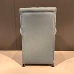 1x Grazia eetkamerfauteuil met wiel DOE EEN BOD!, Ophalen, Blauw, Nieuw, Eén