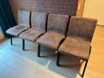 Eetkamerstoelen 4 stuks, Huis en Inrichting, Ophalen, Gebruikt, Bruin, Vier