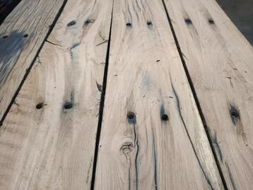 Spoorplanken / wagondelen oud eiken Diverse lengtes beschikbaar voor biedingen