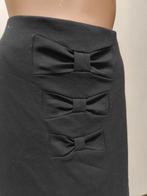 Juffrouw jansen zwarte korte rok stretched strikken xl-xxl, Zwart, Juffrouw jansen, Maat 46/48 (XL) of groter, Ophalen of Verzenden