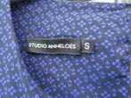 Zeer stretchy Studio Anneloes jurk S valt als L, Ophalen, Studio Anneloes, Blauw, Maat 42/44 (L)