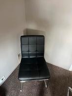 Stoelen van de Leen Bakker (6 stuks), Huis en Inrichting, Stoelen, Ophalen, Kunststof, Zwart, Zo goed als nieuw