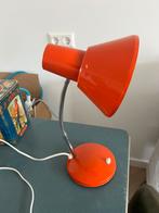 Vintage oranje bureaulamp, Ophalen, Zo goed als nieuw, Minder dan 50 cm