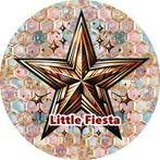 L250 ouwel ster 20x4,7cm eetbare cupcake rondjes vers, Ophalen of Verzenden, Nieuw, Cupcakes, Versiering