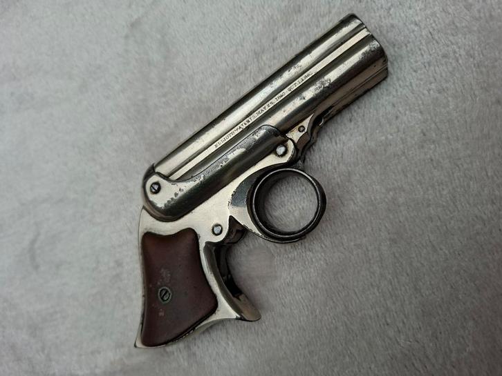 Vrijgesteld remington elliot 1860 revolver derringer, Antiek en Kunst, Antiek | Overige Antiek, Ophalen of Verzenden