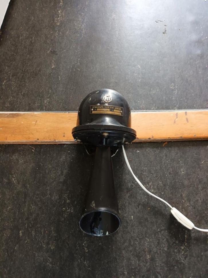 Bakelieten Sirene Standard Elektrik Lorenz, 1930, Antiek en Kunst, Antiek | Lampen, Ophalen of Verzenden