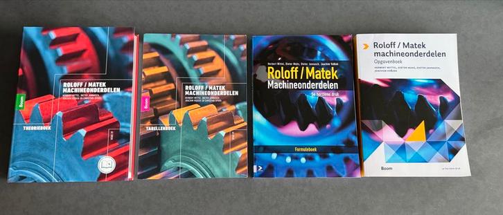 Roloff / Matek Machineonderdelen: complete set, Boeken, Schoolboeken, Nieuw, Nederlands, Overige niveaus, Ophalen of Verzenden