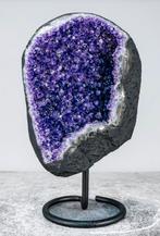 Amethist uit Uruguay op standaard – 3910 gram, Verzamelen, Ophalen of Verzenden, Mineraal