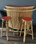 Originele Tiki bar,  rotan, vintage design, Ophalen of Verzenden, Zo goed als nieuw