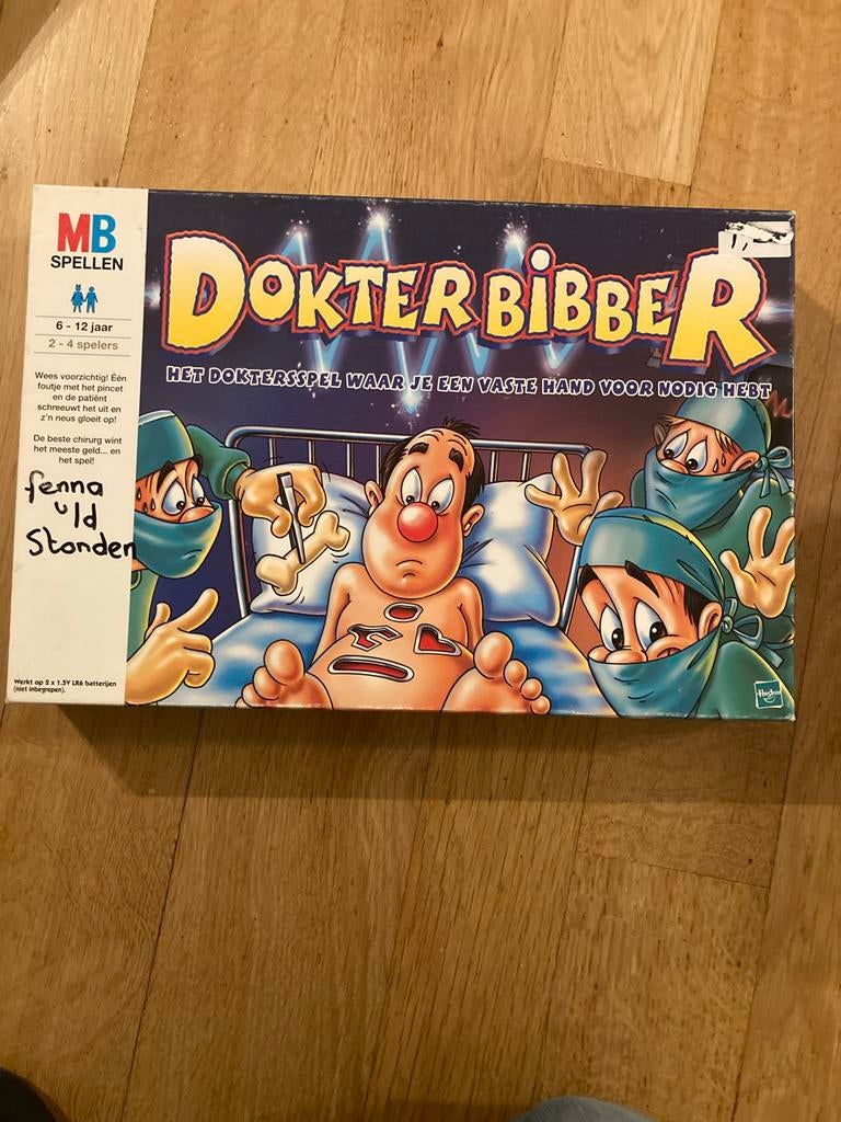 Dokter Bibber - Het Doktersspel, Gebruikt, Een of twee spelers, Ophalen of Verzenden, A
