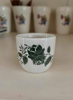 Engels eierdopje met groene roosjes, Huis en Inrichting, Keuken | Servies, Overige typen, Ophalen of Verzenden, Zo goed als nieuw