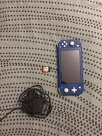Nintendo Switch Lite Blauw + Spel, Spelcomputers en Games, Ophalen, Overige genres, 1 speler, Zo goed als nieuw