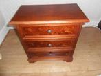 klein noten houten ladekastje, Huis en Inrichting, Ophalen, Minder dan 50 cm, Gebruikt, Minder dan 100 cm